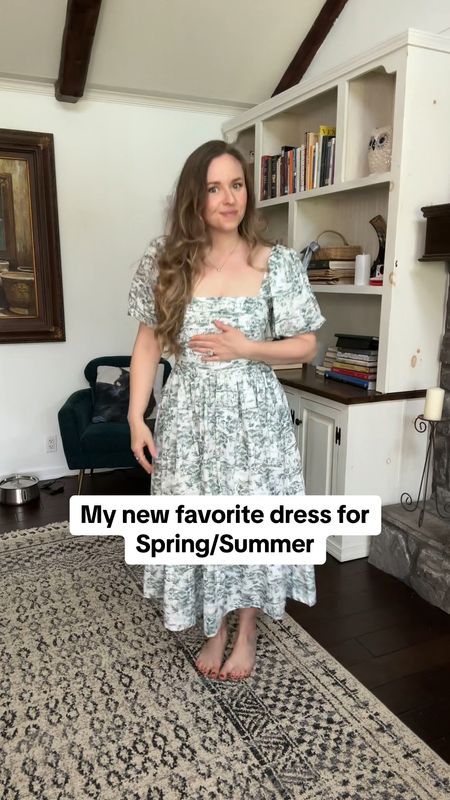 New favorite dress for spring and summer! Puff sleeves and midi! Abercrombie Emerson Dress

#LTKVideo #LTKfindsunder100 #LTKSeasonal
