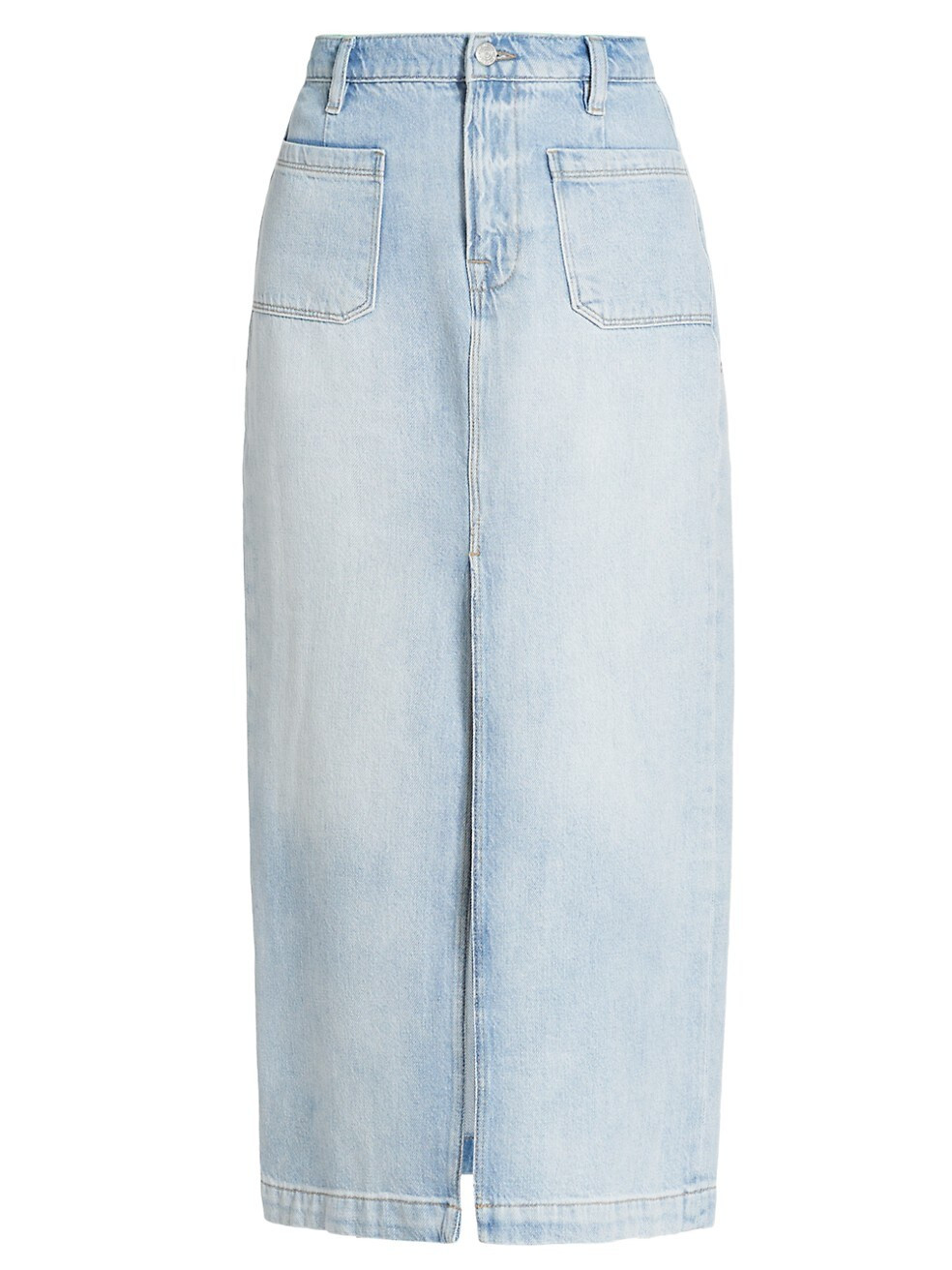 Le Bardot Denim Midi-Skirt | Saks Fifth Avenue