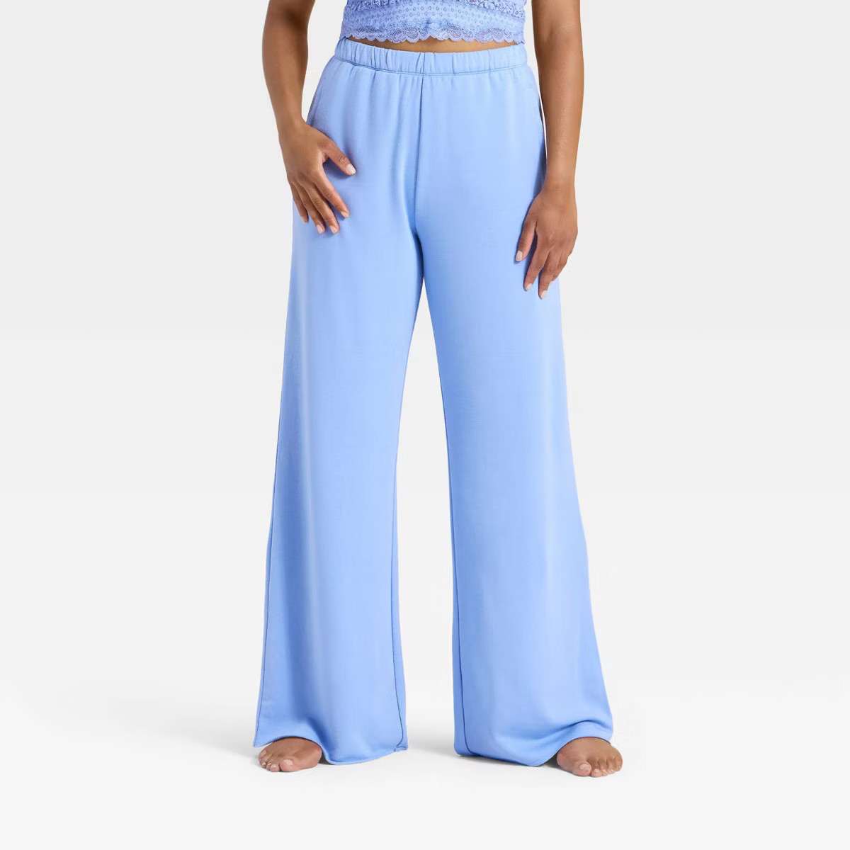 Women's French Terry Fleece Wide Leg Lounge Pants - Wild Fable™ | Target