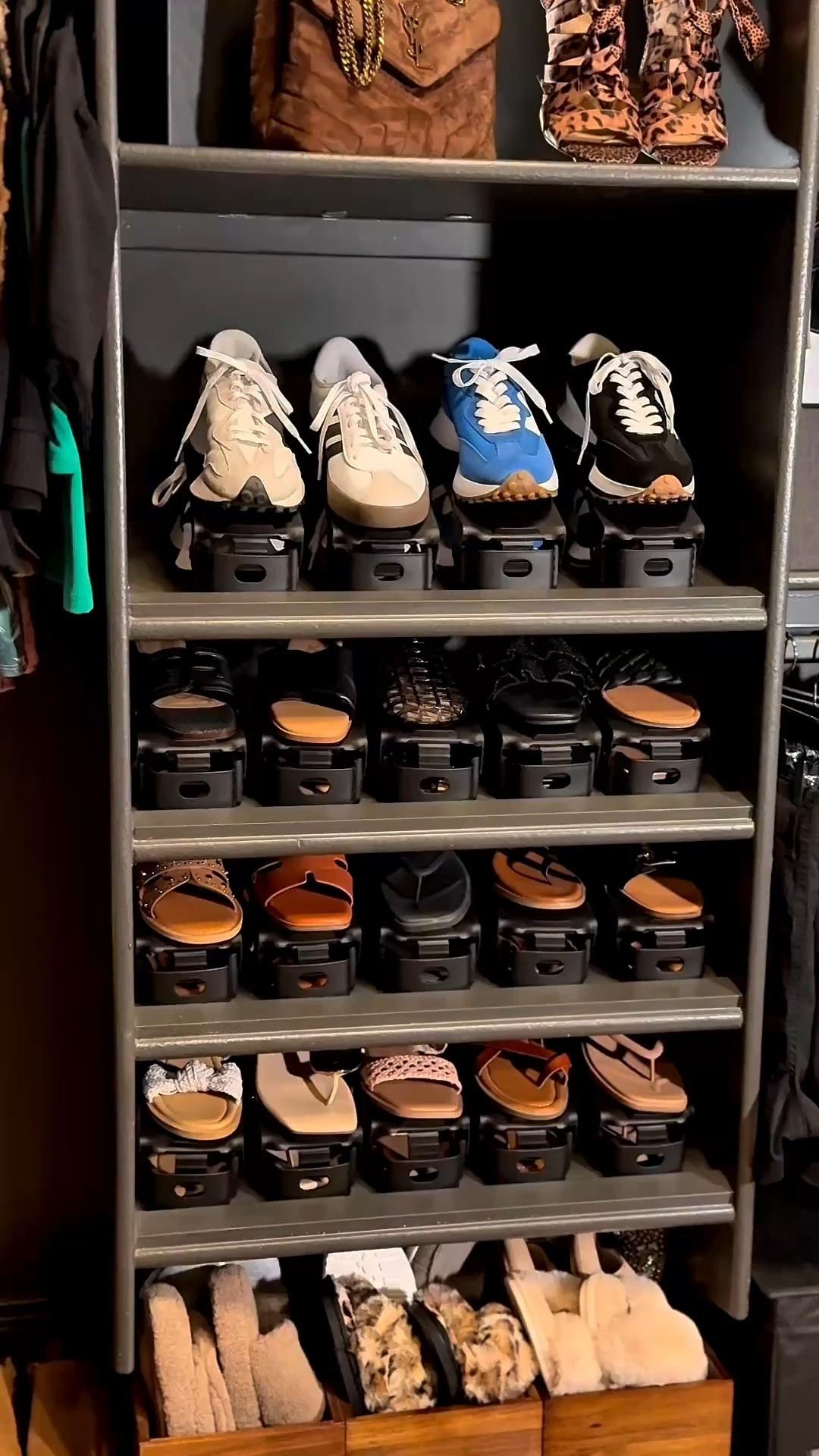 These shoe organizers are a must have in my closet! Such a space saver! 

Closet organization. Shoe organizers. Home organization. Unpack with me. New home must haves. Organization must haves 

#LTKHome #LTKSeasonal #LTKFindsUnder100