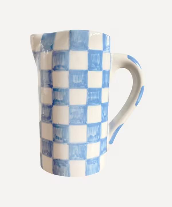 Drink Me Check Jug | Liberty London (UK)
