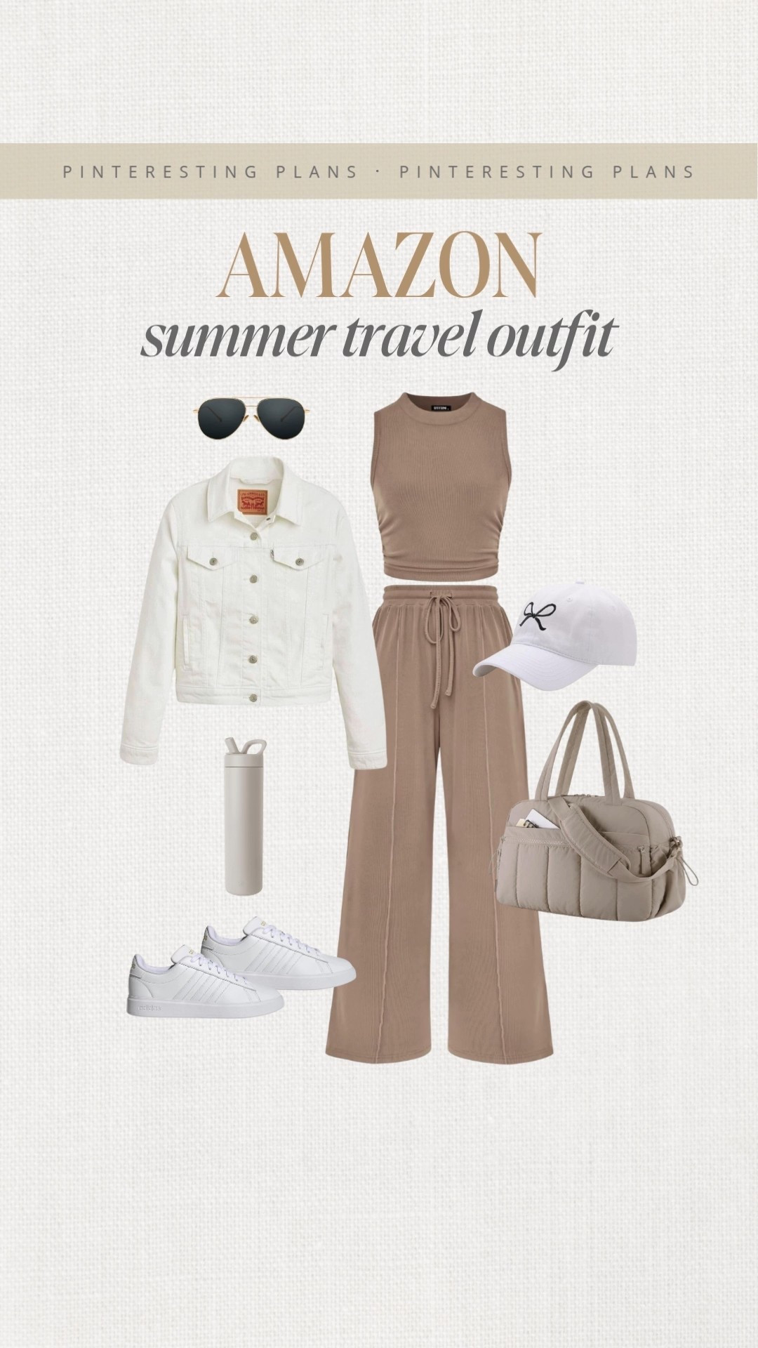 Amazon summer travel outfit 🙌🏻🙌🏻

Summer travel, resort where, comfy outfit, vacation, fines, two piece set, shorts sneakers, tote bag

#LTKSeasonal #LTKStyleTip #LTKSummerEdit
