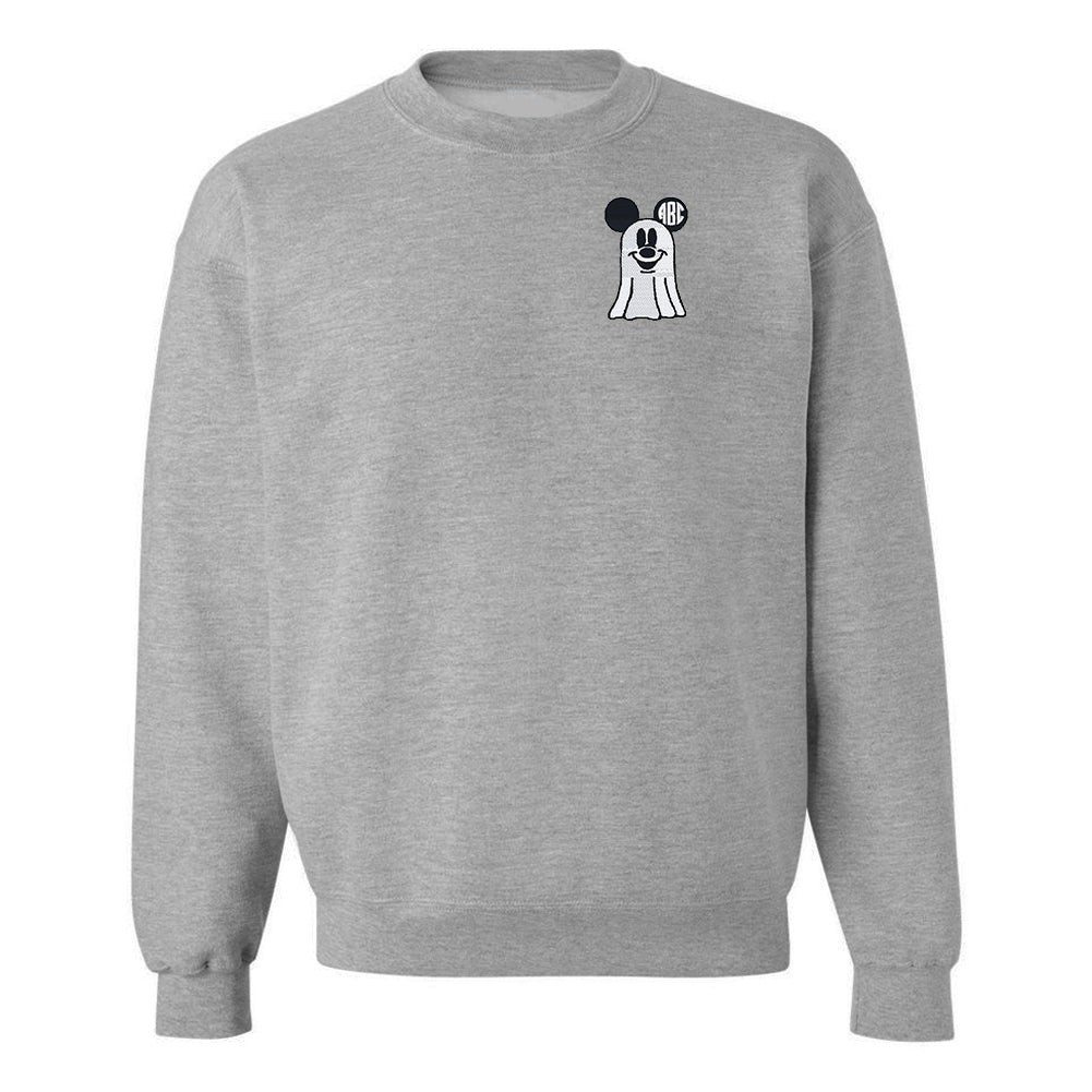 Monogrammed Mickey Ghost Crewneck Sweatshirt | United Monograms