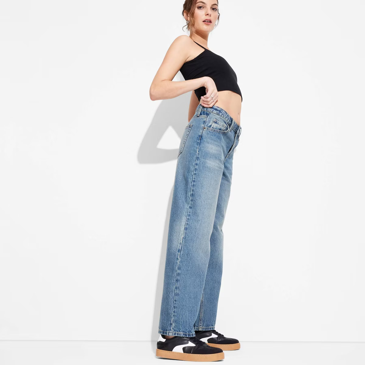 Women's Mid-Rise 90's Relaxed Jeans - Wild Fable™ | Target