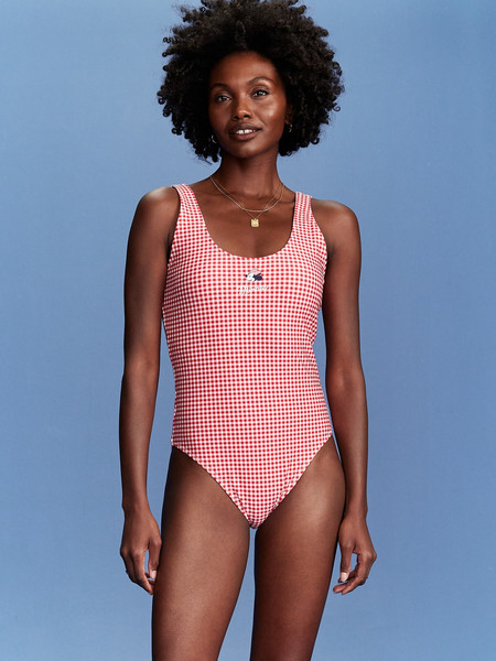 Old Navy x Disney© Minnie Mouse Gingham One-Piece Swimsuit | Old Navy (US)