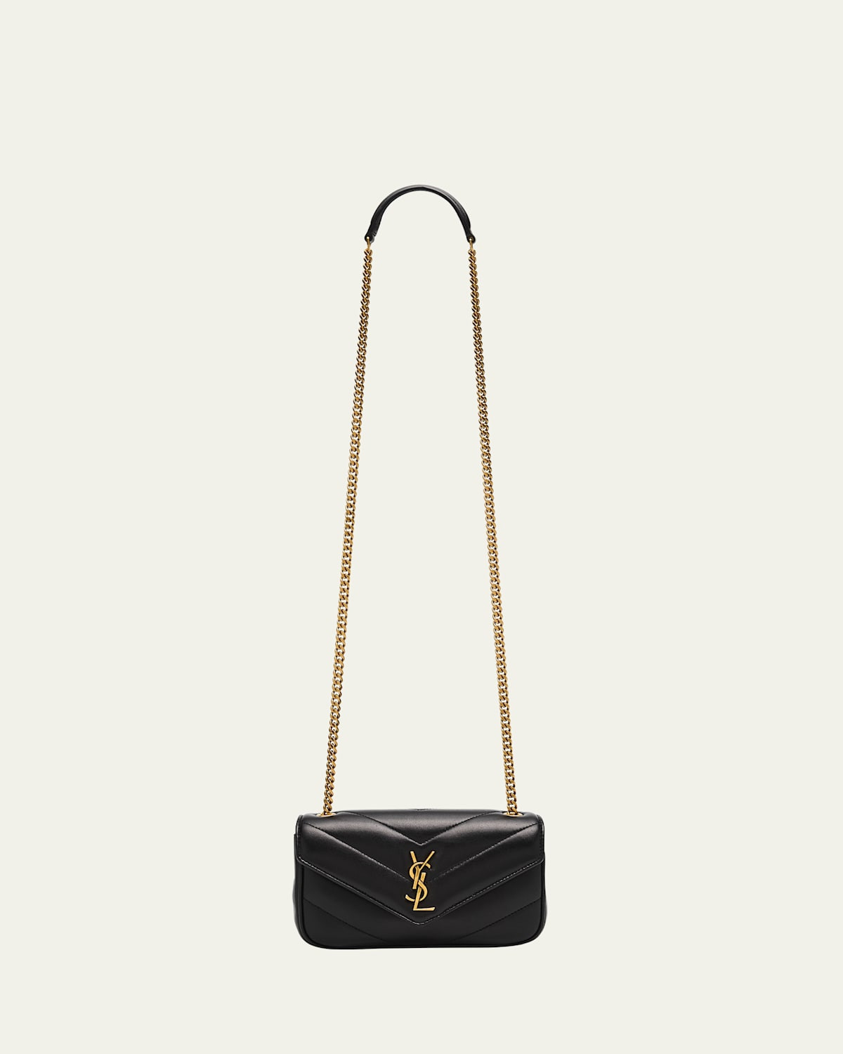 Loulou Mini YSL Chain Crossbody Bag in Quilted Leather | Bergdorf Goodman