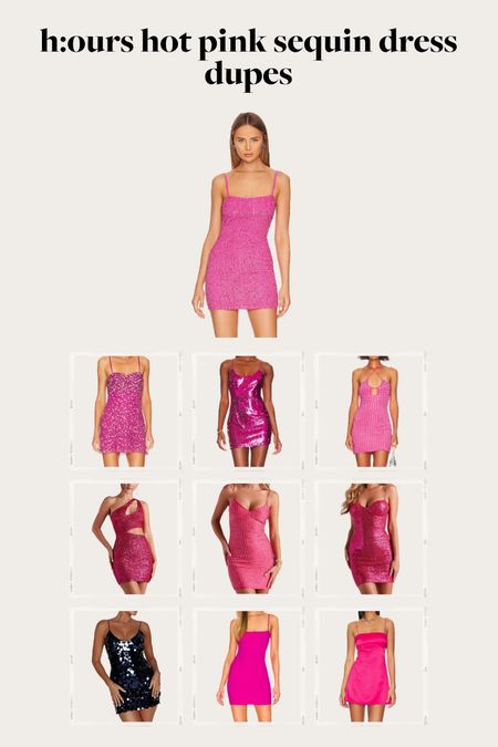 h:ours hot pink sequin dress dupes #revolve #revolvedupes #hotpinkdress #easterdress #ltkfind

#LTKsalealert #LTKSeasonal #LTKFind