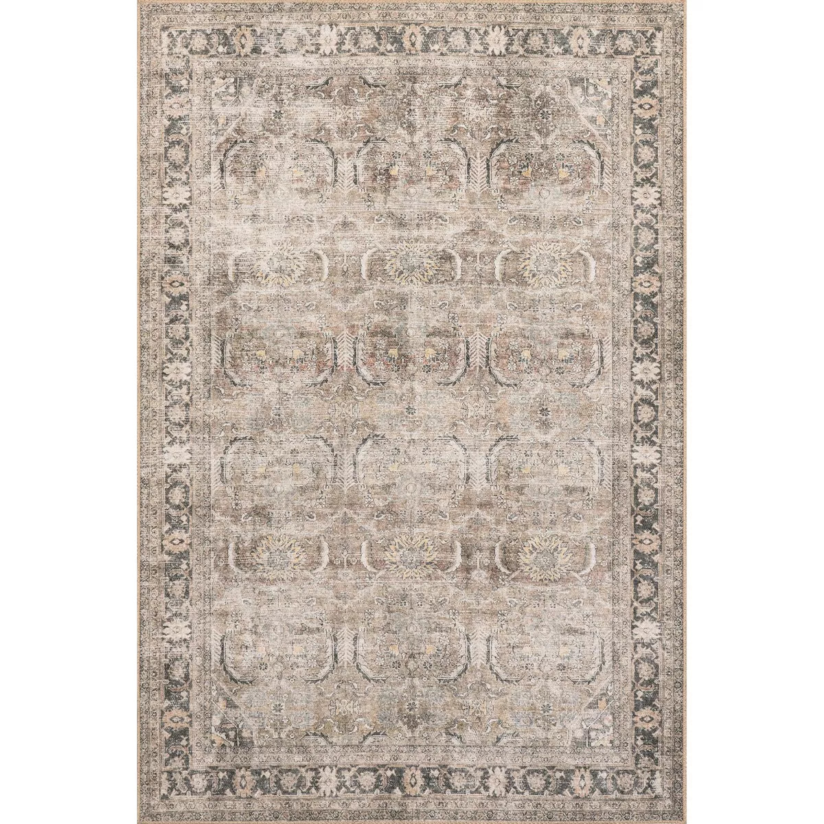 Nuloom Hillstone Collection Deidra Traditional Vintage Medallion Area Rug | Target