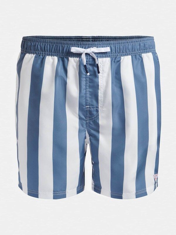 GUESS Badeshorts in rauchblau / weiß | ABOUT YOU (DE)