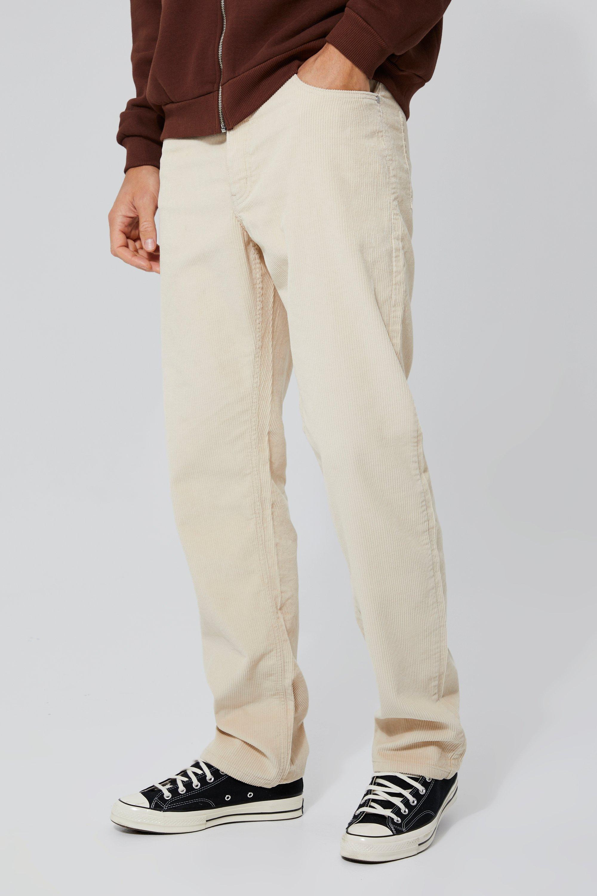 Tall Cord-Hose mit geradem Bein | boohooMAN (DE, IE & UK)