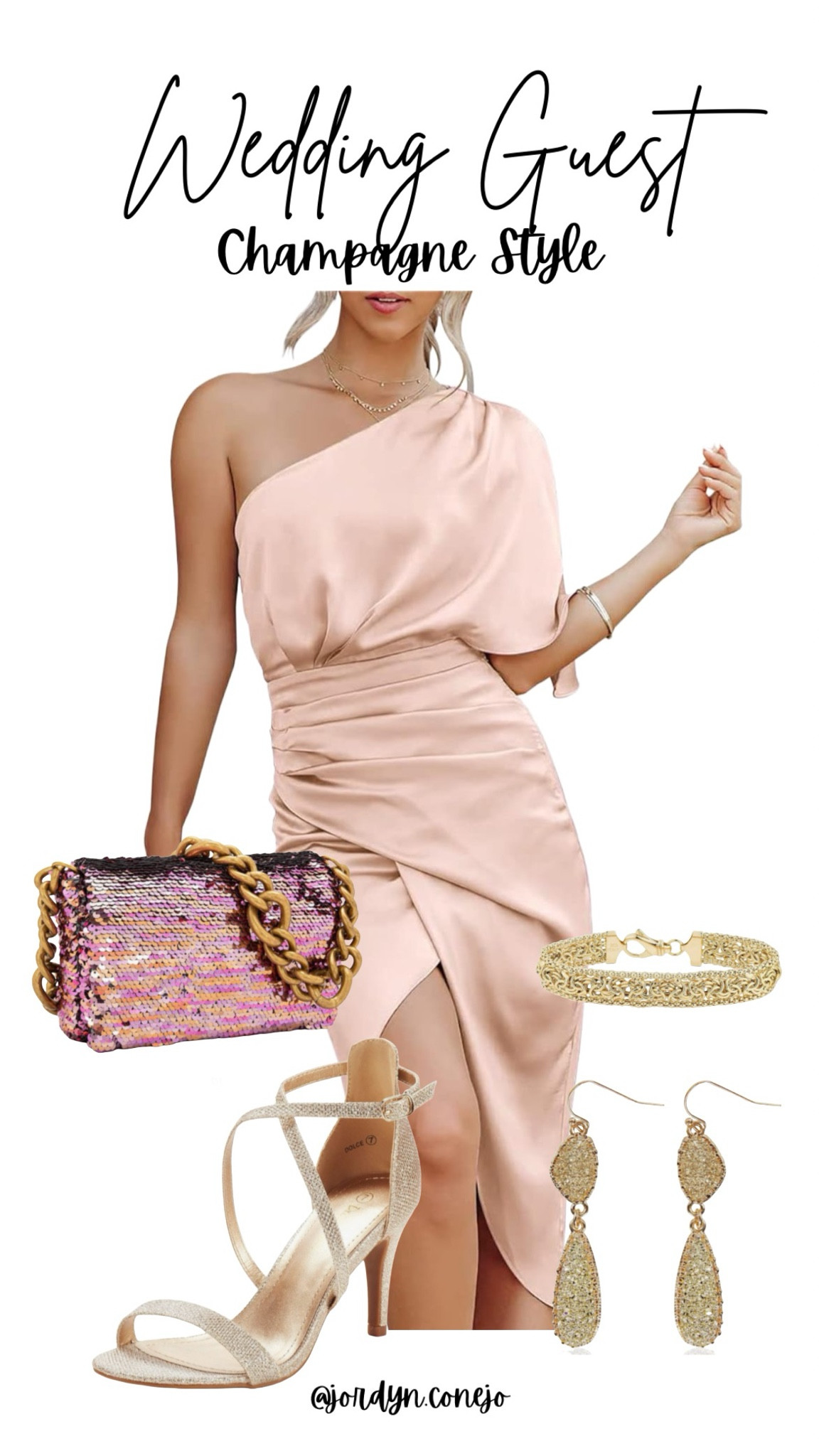 Wedding guest- champagne style- summer wedding- spring wedding- pink wedding- wedding guest outfit- 

#LTKwedding #LTKSeasonal #LTKstyletip