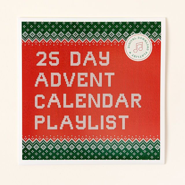 Holiday Scratch Off Advent Calendar Playlist | UncommonGoods