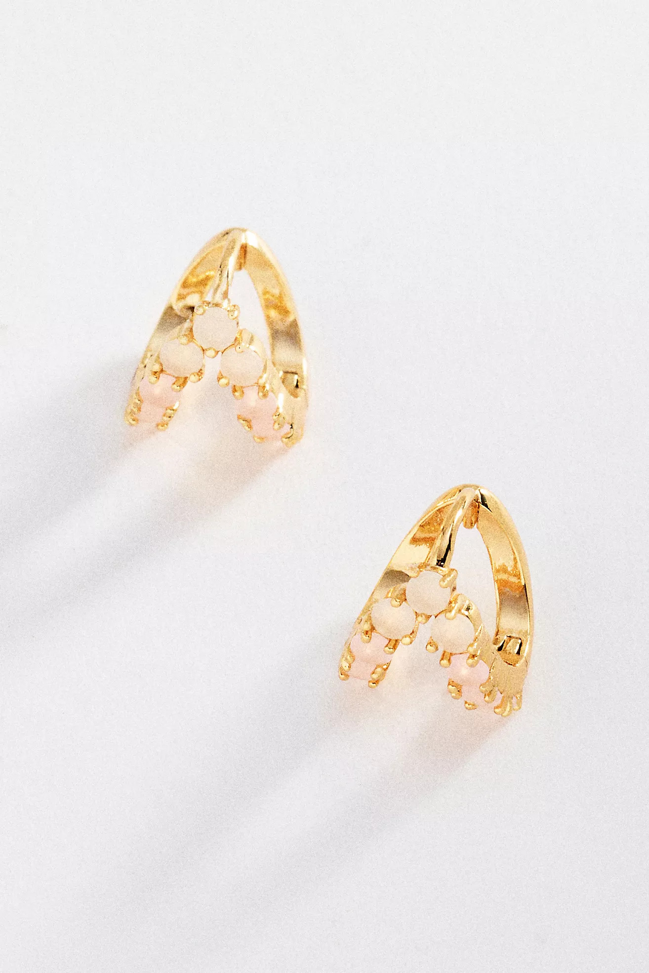 Split Huggie Hoop Earrings | Anthropologie (US)