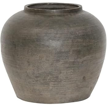 Artissance AM83240000 Vintage Black Pottery Jar, Gray (Size & Color Vary) Vase (Garden) | Amazon (US)