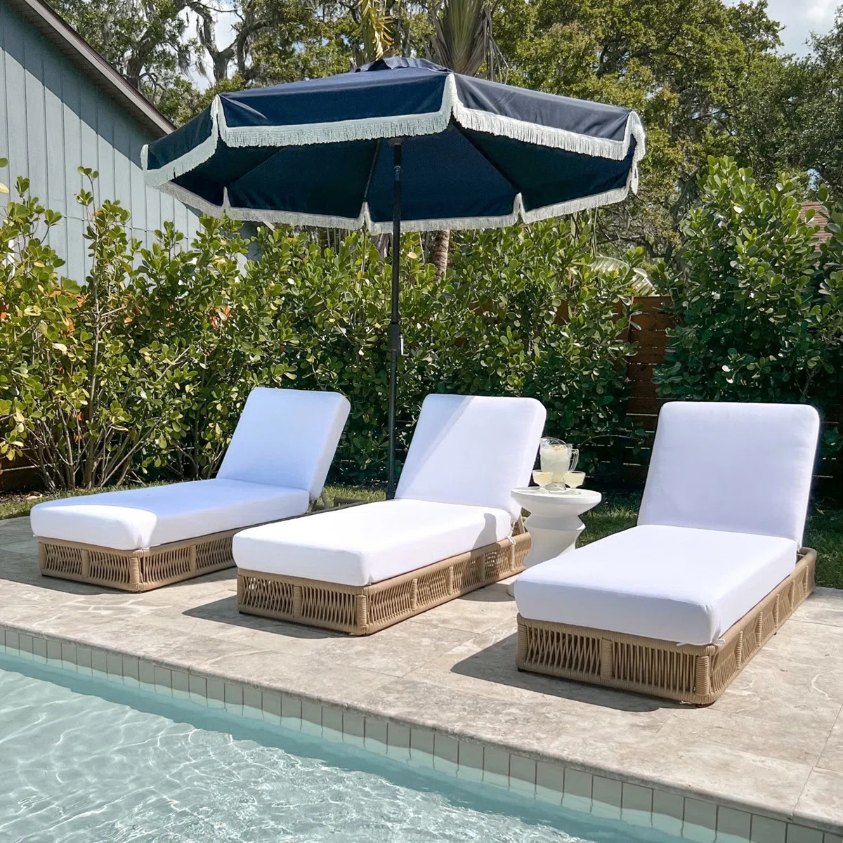 Langley Outdoor Chaise Lounge | Wayfair North America