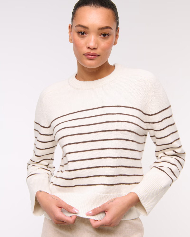 The A&F Madeline Crew Sweater | Abercrombie & Fitch (US)