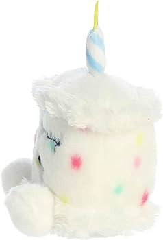 Aurora\u00ae Adorable Palm Pals\u2122 Happy B'Day Cake Stuffed Animal - Fun Collectible Plush for... | Amazon (US)