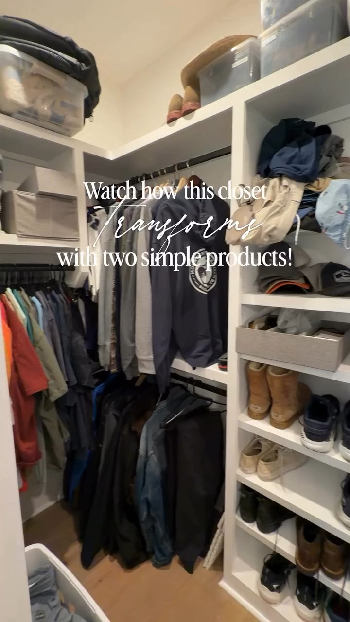 Two products completely transformed this space that many people would think is pretty organized at first glance.

Adding in a set of drawers and hat organizers made this closet so much more functional, and the Suddenly Simple Organizing touch made it 🤩🤩!

We would love to help make your closet efficient, functional, and stylish! Reach out to get your FREE estimate.

#professionalorganizer #customcloset #caps #closetorganization #hatsofinstagram