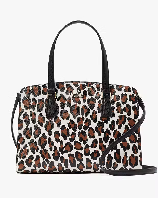 Perry Spotted Animal Medium Satchel | Kate Spade Outlet