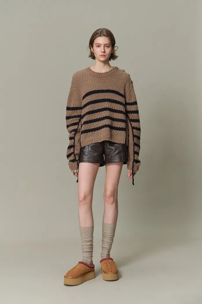Kirsten Striped Pullover Sweater | Fabrique