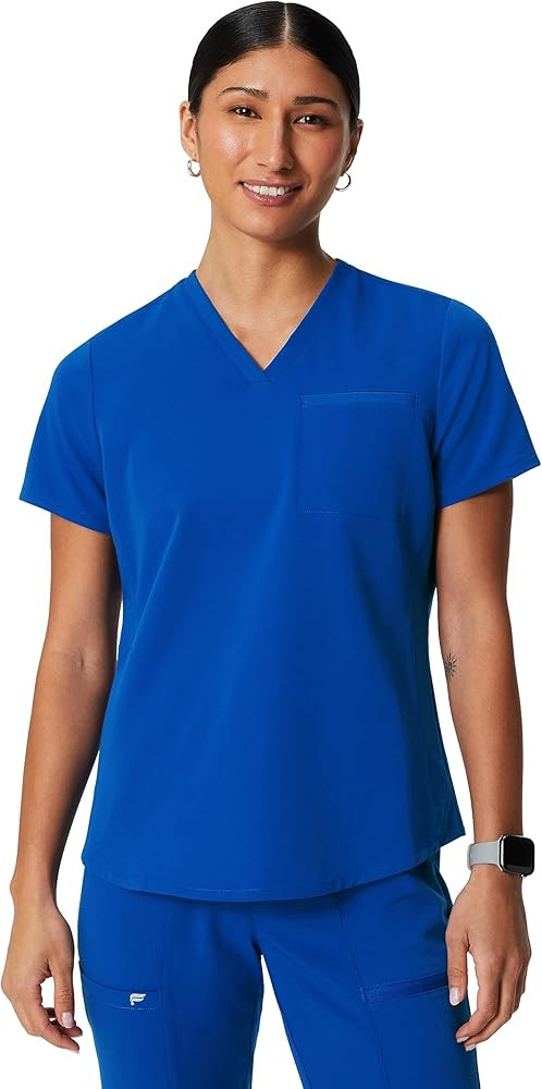 Fabletics Women's Vital 1-Pocket Scrub Top - MotionTech, Wrinkle-Resist, Chest Pocket, Anti-Shrin... | Amazon (US)