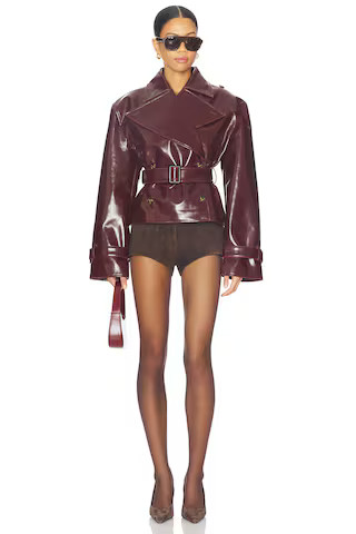 Delania Jacket in Bordeaux | Revolve Clothing (Global)
