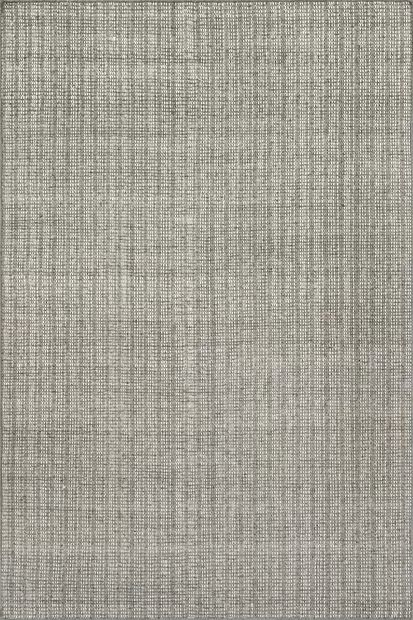 Dark Grey Ander Striped Wool-Blend Area Rug | Rugs USA