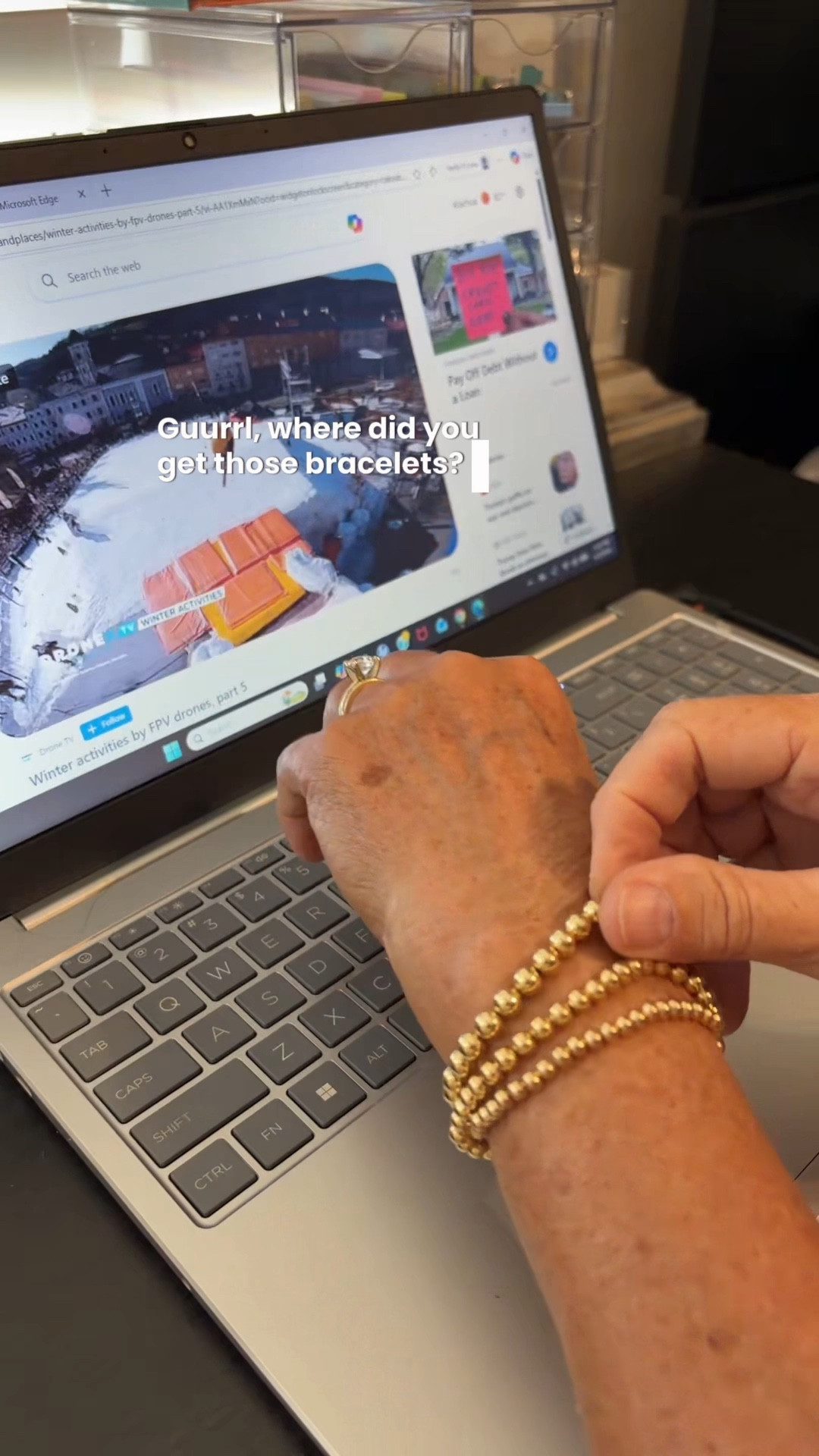 Stackable gold plated bracelets. Are a must have  

#LTKSeasonal #LTKdayinmylife