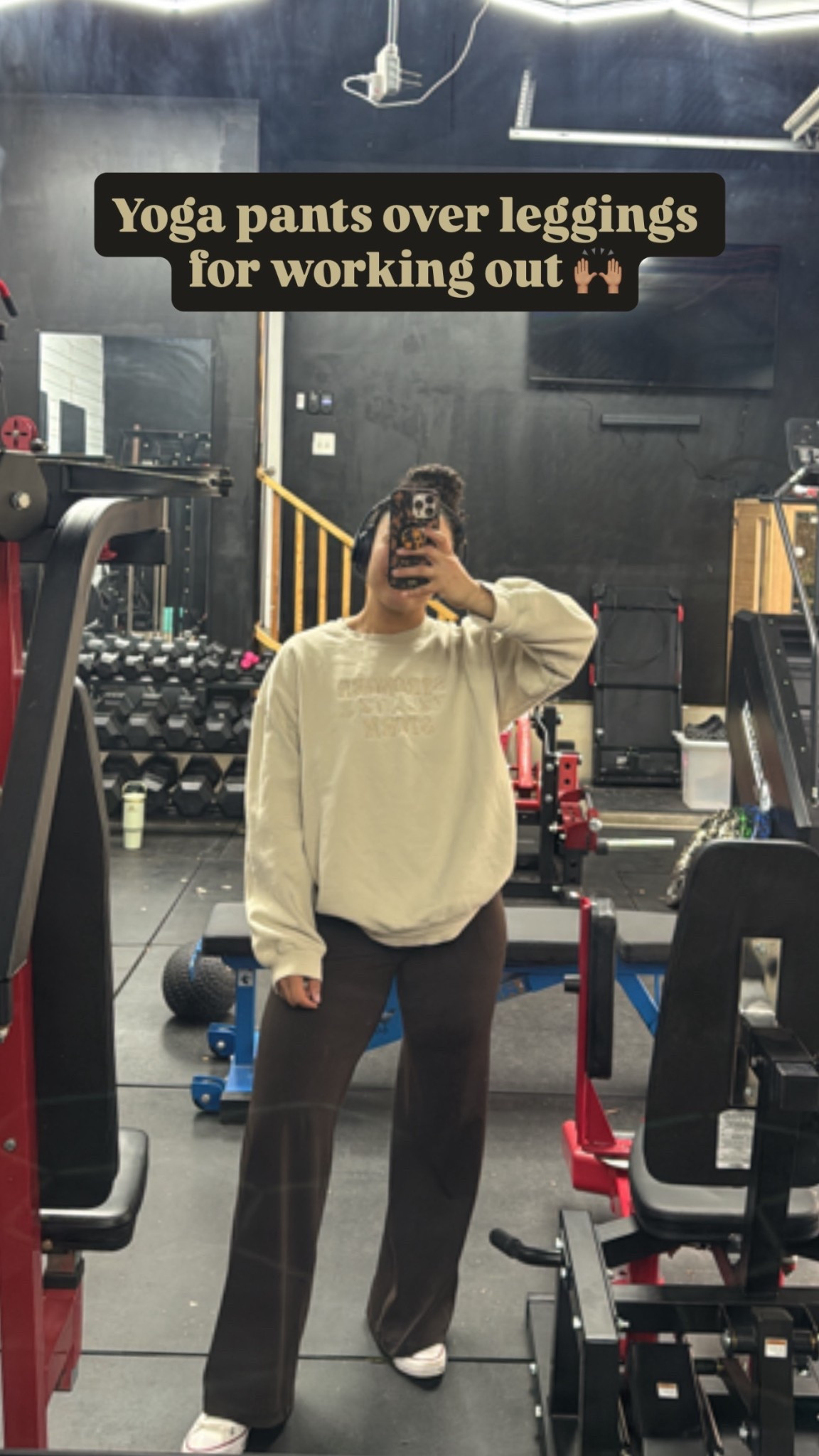 Sweatshirt size large and aerie yoga pants size medium #aerie #sweatshirt 

#LTKSeasonal #LTKSaleAlert #LTKHoliday