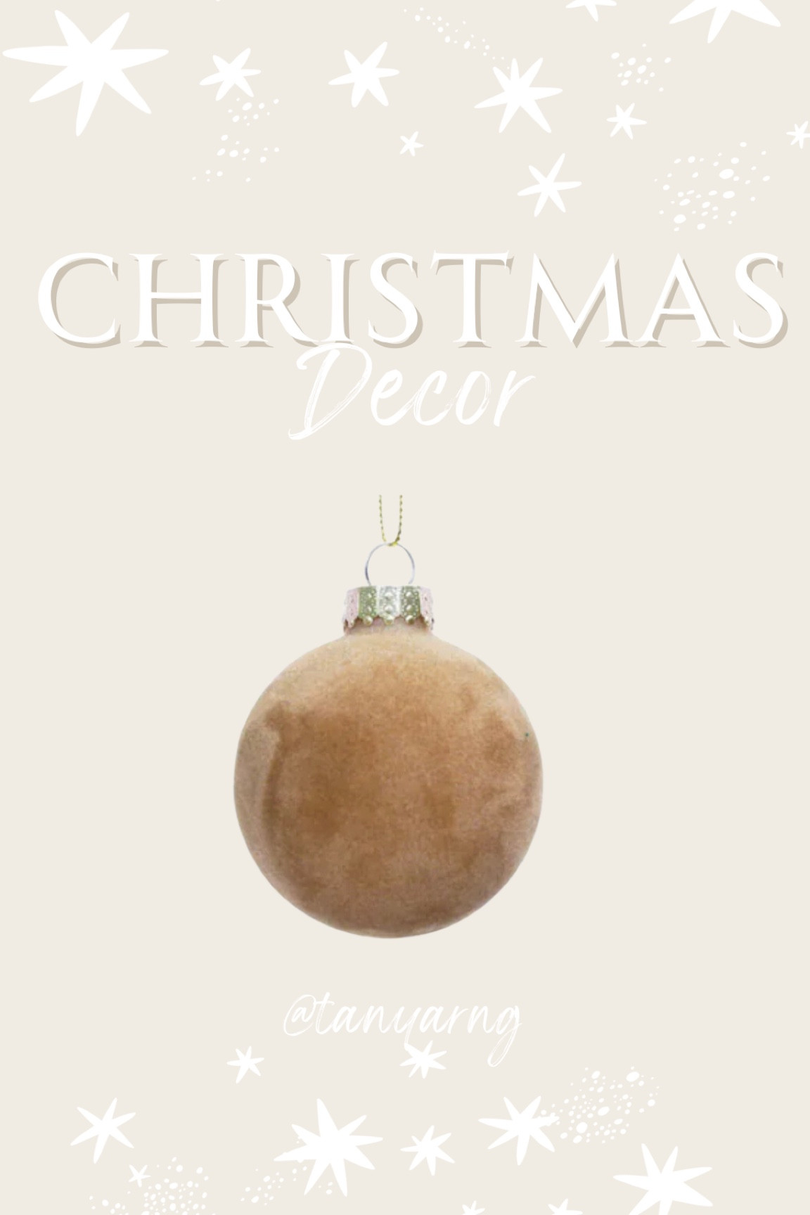 Gold flocked Christmas ornament 

#LTKhome #LTKSeasonal #LTKHoliday