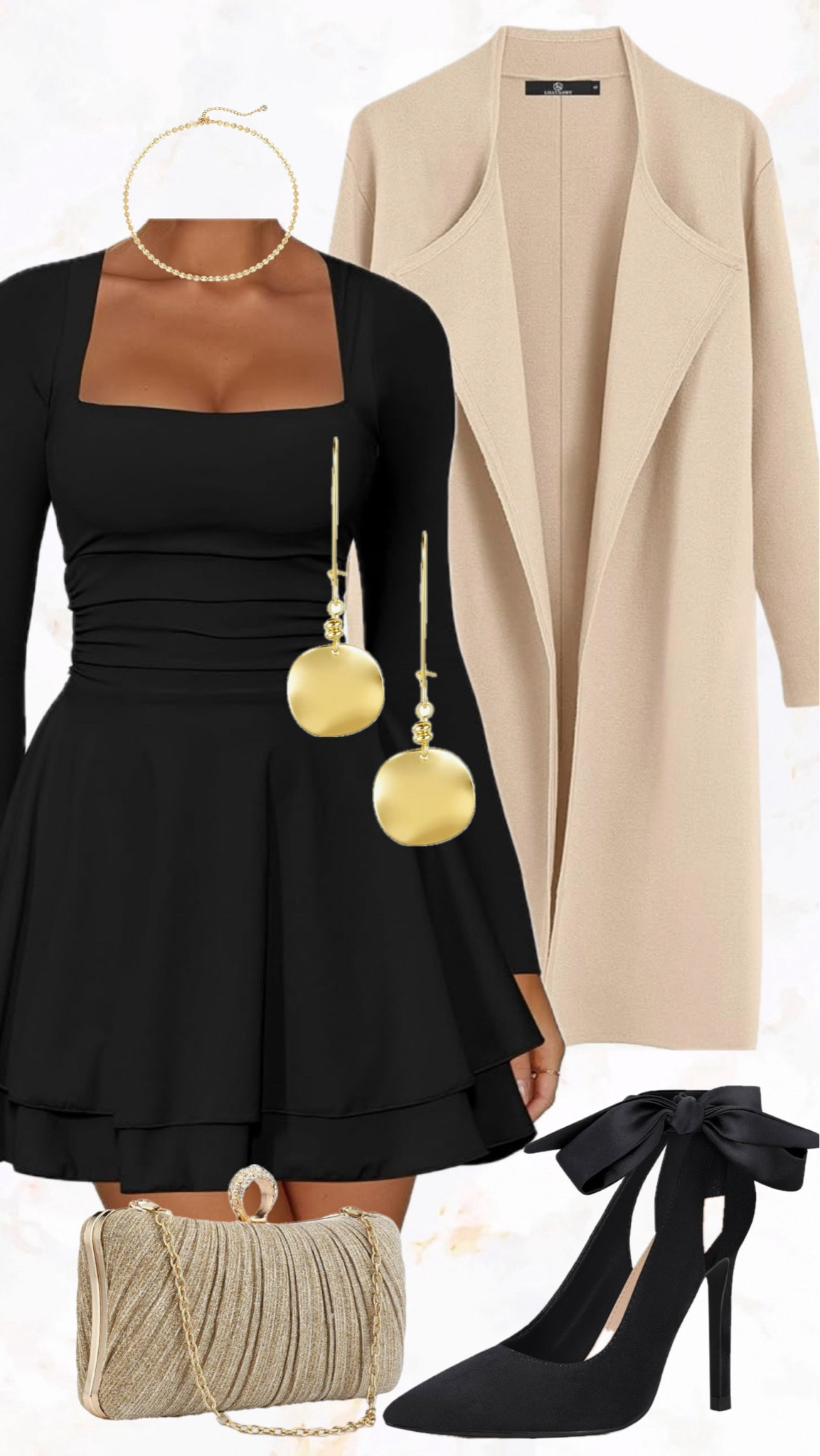 Winter Glam! 

Party time! Black is in! 

#LTKFindsUnder50 #LTKSeasonal #LTKOver40