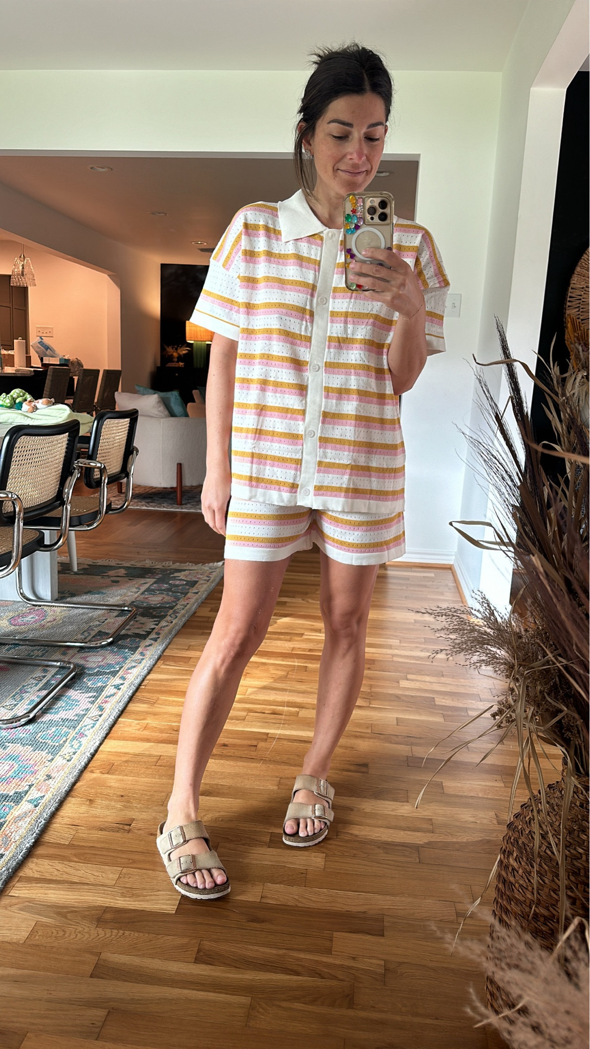Suuuuuuuper cute open (but not too open) knit set from Amazon! It comes in some great color combos and is TTS.

I had originally purchased as a cover up, but definitely plan on wearing in a casual setting as well! Would be great paired with low sneaks and a sun hat ☀️ 


#LTKstyletip #LTKswim #LTKfindsunder50