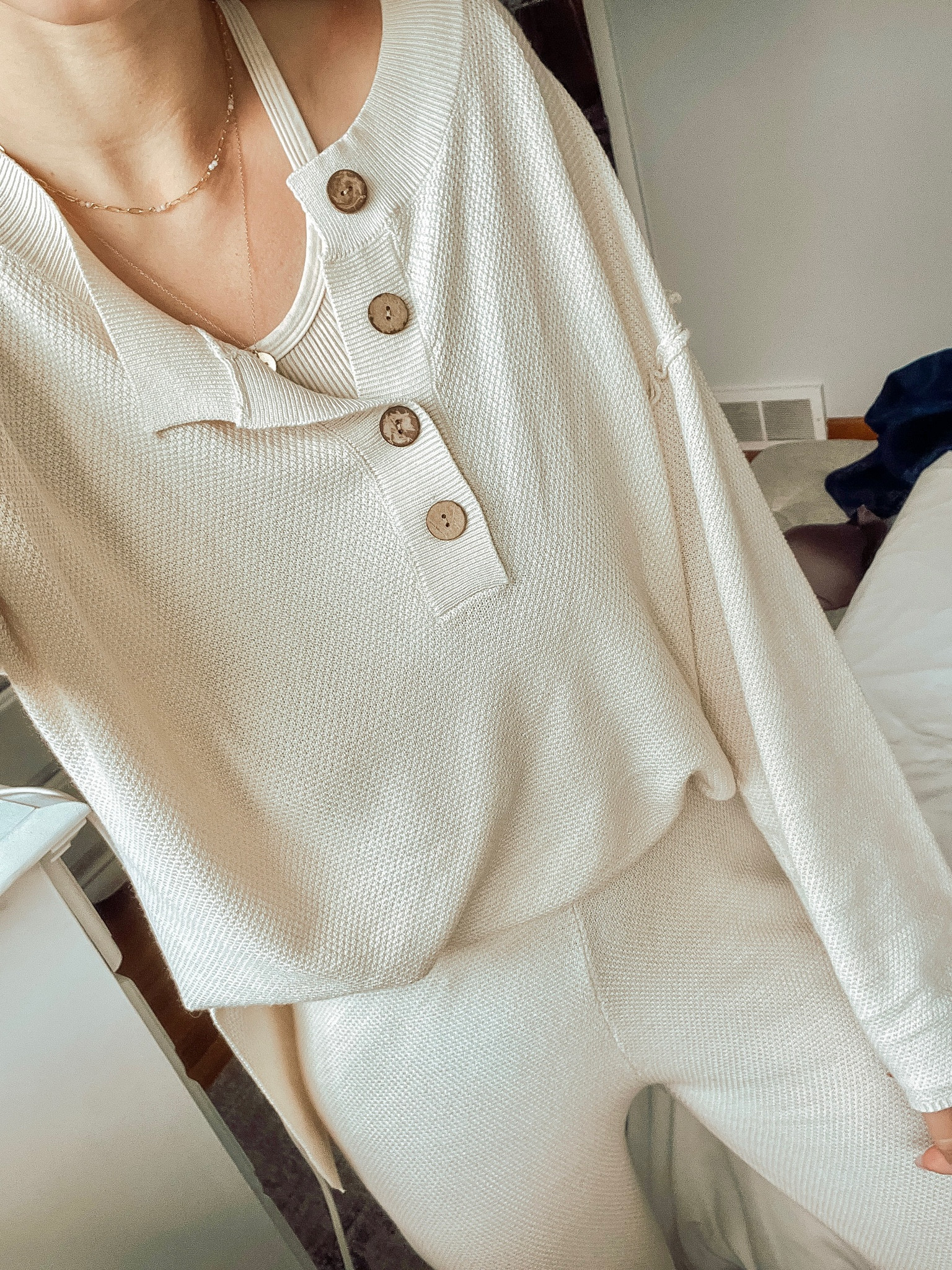 Amazon sweater set - small
Hailee sweater set dupe
Free people dupe 

#LTKstyletip