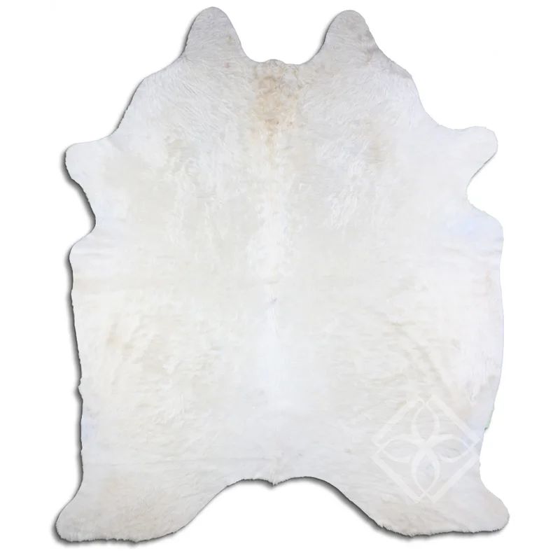 Wilhoite Handmade Cowhide White Area Rug | Wayfair North America