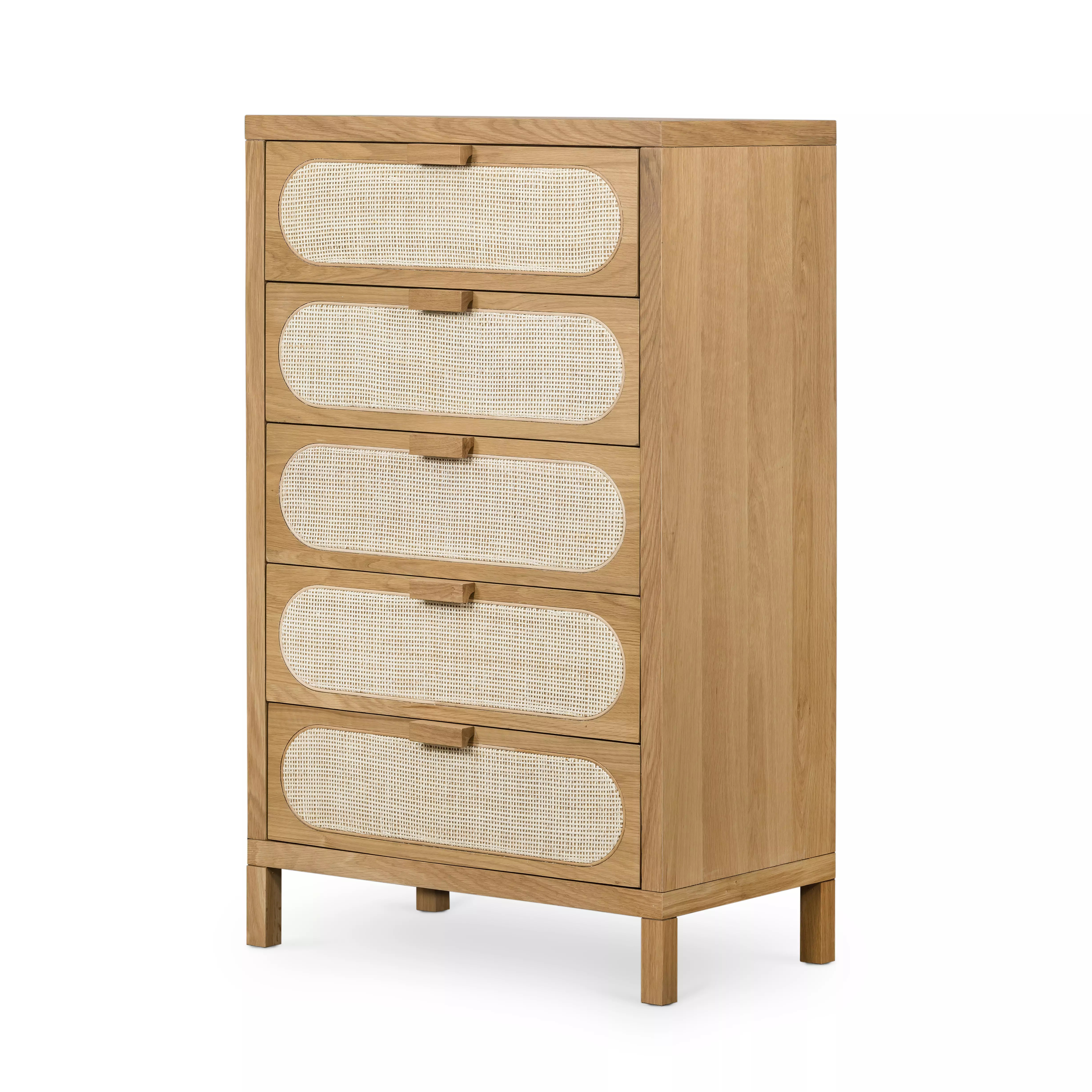 Allegra 5 Drawer Dresser Honey Oak | Scout & Nimble