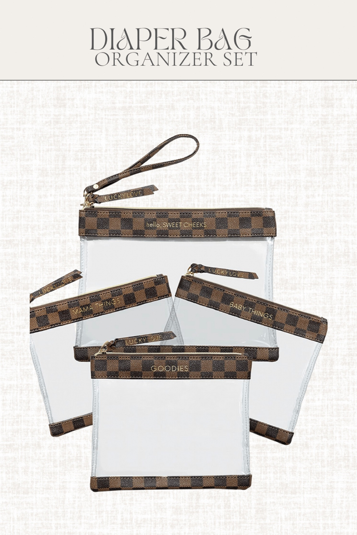 Designer diaper bag organizer set 

#LTKfamily #LTKstyletip #LTKbump