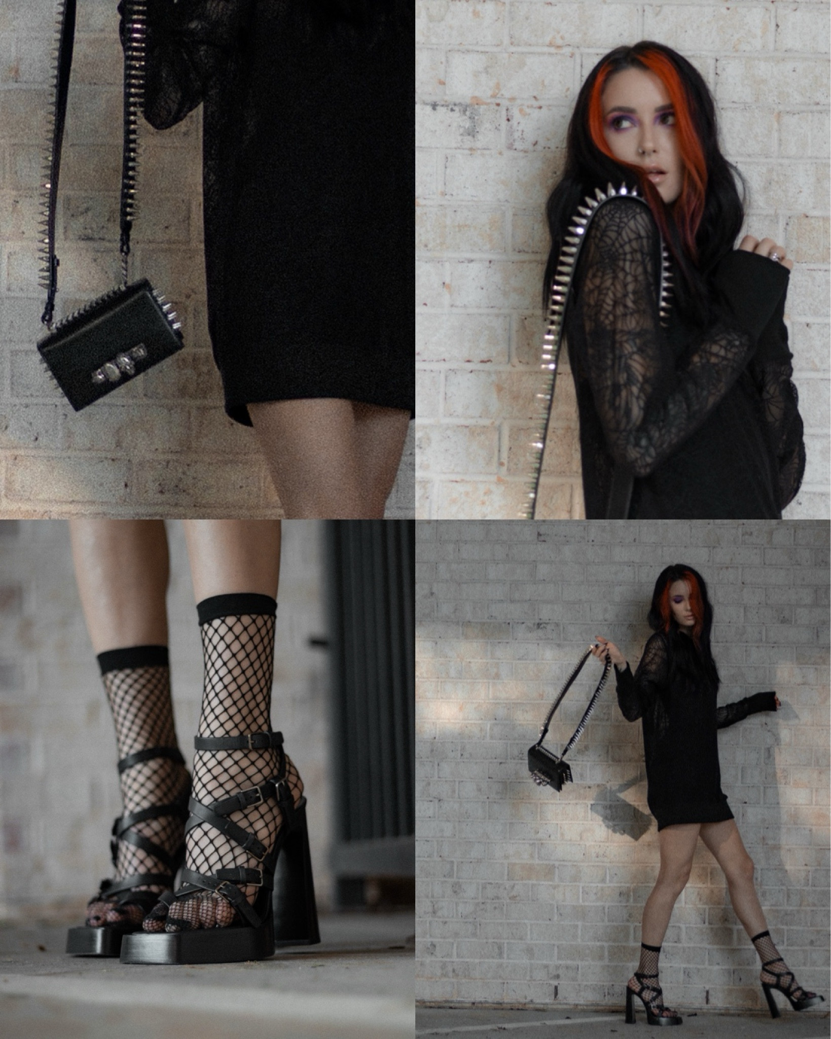 luxury dark femme fit in platform YSL heels 🖤 #darkromance #gothchic #alexandermcqueen 

#LTKshoecrush #LTKstyletip