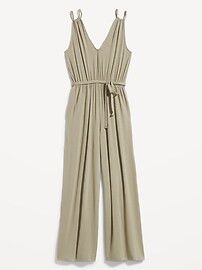 Sleeveless Double-Strap Ankle-Length Jumpsuit for Women | Old Navy (US)