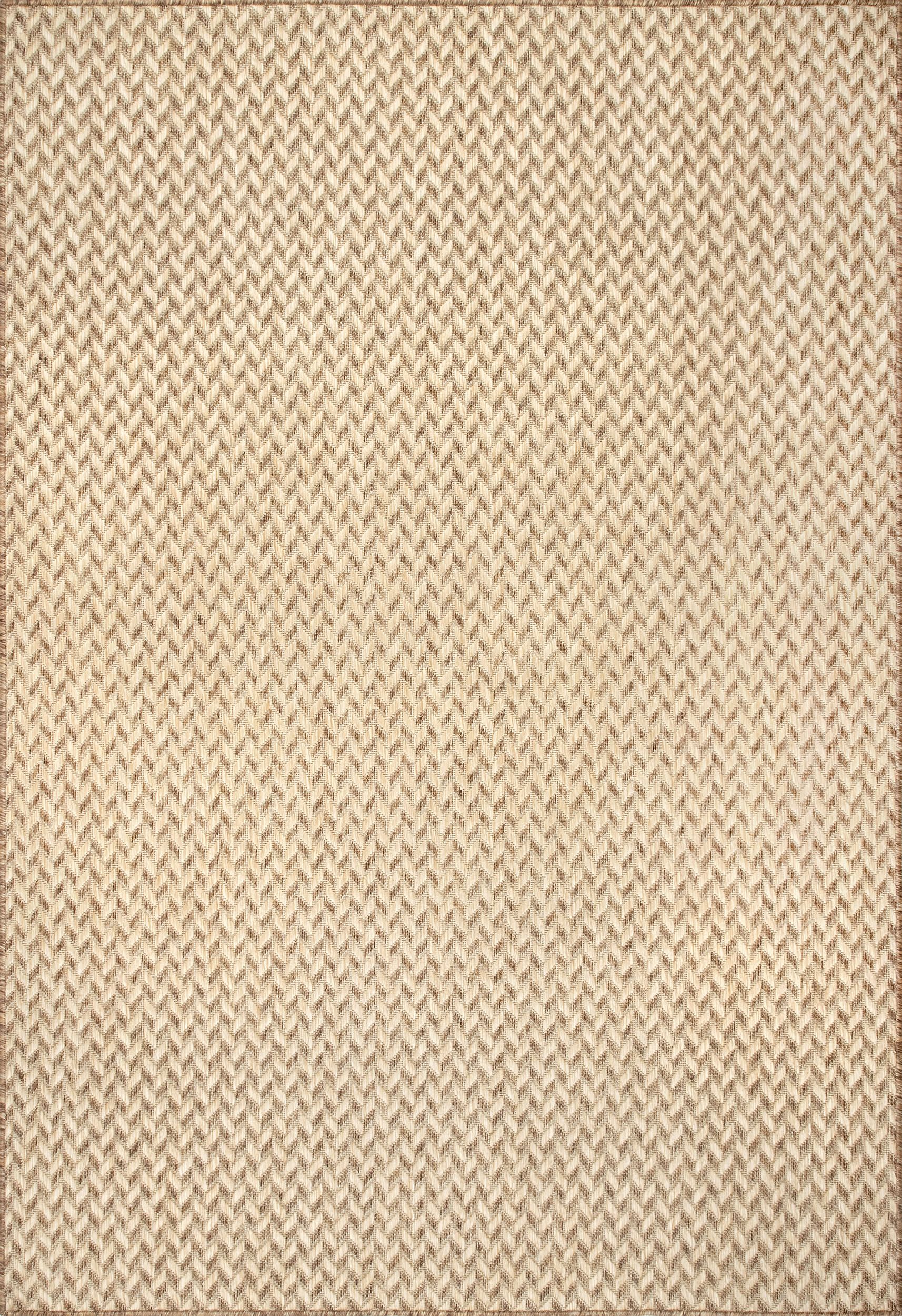 Taraji Herringbone Indoor/Outdoor Rug | Brown | Rugs USA