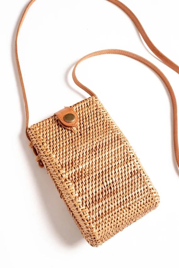 Iphone Crossbody Woven Bag  Multi Colours  Iphone Shoulder | Etsy | Etsy (US)