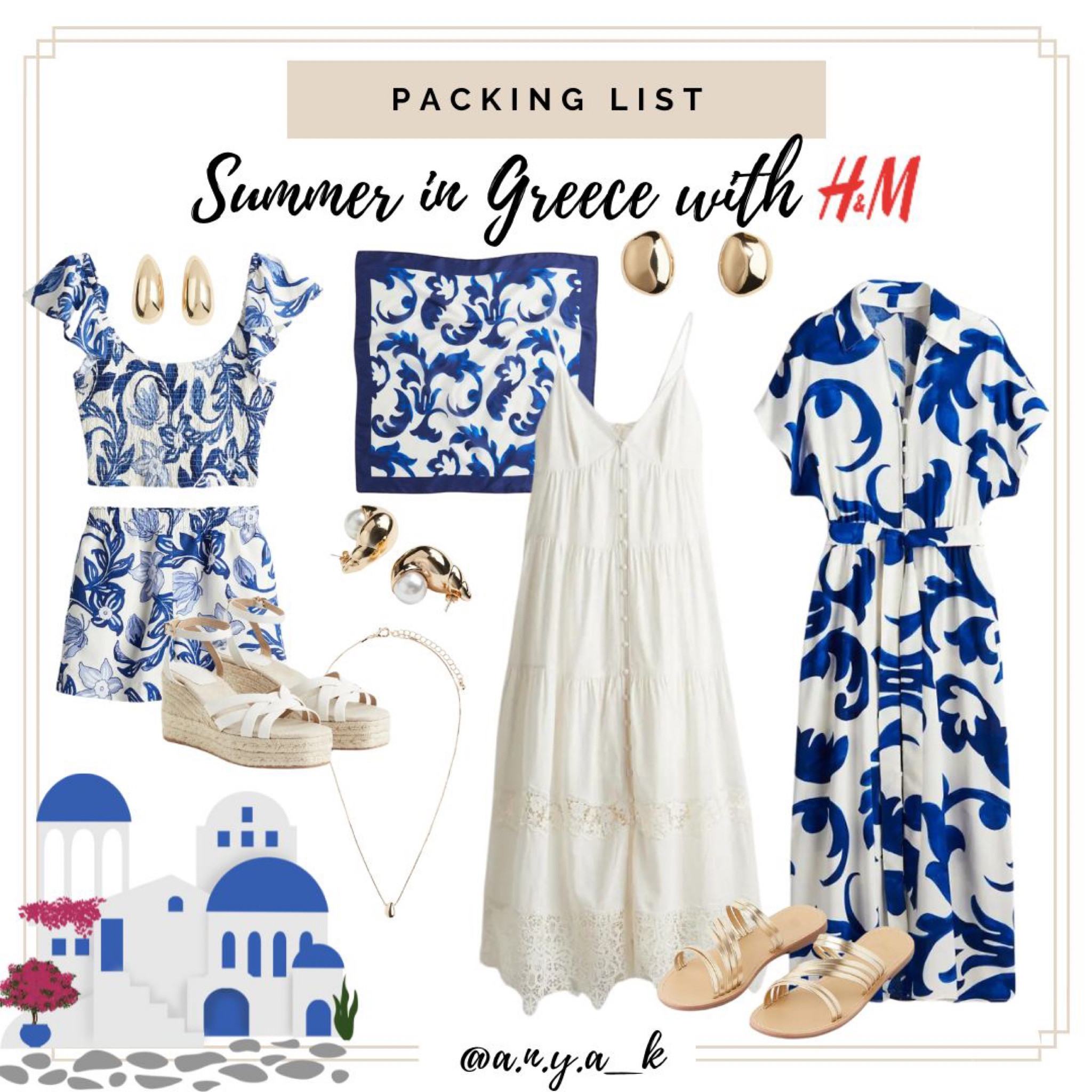 Packing for a dreamy summer getaway to Greece? 🇬🇷☀️ H&M has you covered with the perfect mix of chic and comfortable pieces. Perfect for a stroll through the charming steeets of Santorini. 

#summeringreece #packinglist #santorinistyle #santorinipackinglist #vacationwardrobe

#LTKFindsUnder100 #LTKTravel #LTKStyleTip