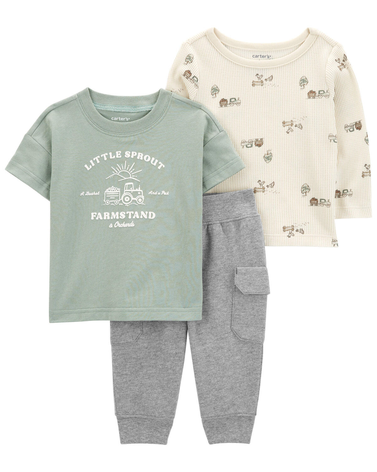 Baby 3-Piece Little Sprout Outfit Set - Carter's | Carter's | Carter's Inc