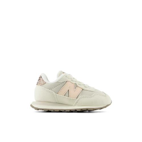 New Balance Kids' 237 Bungee Beige/Pink - Beige/Pink | Joe's New Balance Outlet
