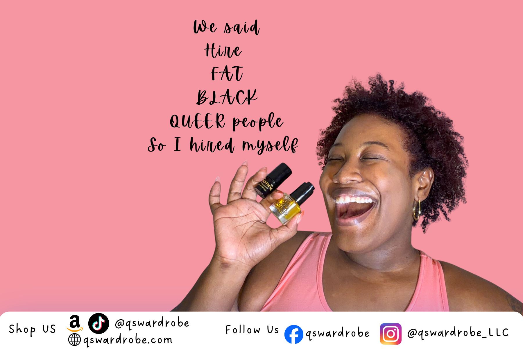 [AD] As a fat, black, queer, femme/woman brand owner is so important for me to hire and uplift people who look like me.

As a small business that looks like hiring myself and I think I did a fantastic job 😂. 

This first launch means the world to me, the people who were behind the scenes to help me get here, and everyone it will impacts in the future. 

It’s more than just skincare, fragrance, or body care. It’s ritual, it’s memory, it’s scent, it’s storytelling, it’s art, it’s creativity, and it’s even about the ever changing neighborhoods we live in constantly changing before our eyes and feeling joy and a little bit of sadness when our favorite shops close. 

It’s my love letter to New York bottled in a scent. All of our products are original scents based around scent memory of places, people, and things. 

We hope you come along for the story and read more about our delicious gourmand on our page. 

#perfumeoil
#fragrance
#fragrancetok
#smallbusiness
#gourmand

#LTKootd #LTKBeauty #LTKselfcare