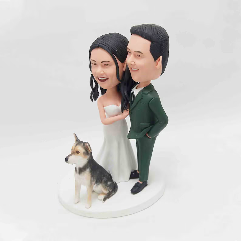 Customised Couple Bobbleheads, Anniversary Bobblehead Gifts for Couples, Happy Couple Bobblehead ... | Etsy (US)