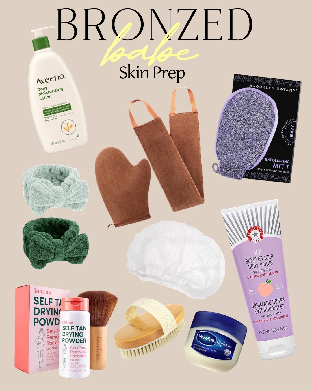 Level Up Your Glow ☀️
Getting a flawless, streak-free tan is 10% application and 90% preparation. If you want that "just got back from vacation" look without the splotchy elbows, these prep essentials are non-negotiable, ESPECIALLY if you’re fair skinned like me.
From the ultimate exfoliating scrub to the barrier cream that saves your knuckles, I’ve linked my entire pre-tan ritual below! 

#LTKBeauty #LTKOver40 #LTKmomlife