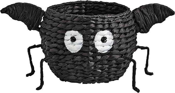 Mud Pie Halloween Hyacinth Footed Bat Candy Bowl | Amazon (US)
