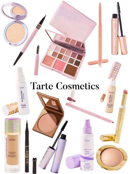 Sharing my tarte cosmetics faves that I used for an upcoming full face of tarte cosmetics! Tarte makeup, shape tape, maracują juicy line

#tarte #tartemakeup #tartecosmetics #makeup #tartepalette #shapetape #bronzer #foundation #concealer #beauty 