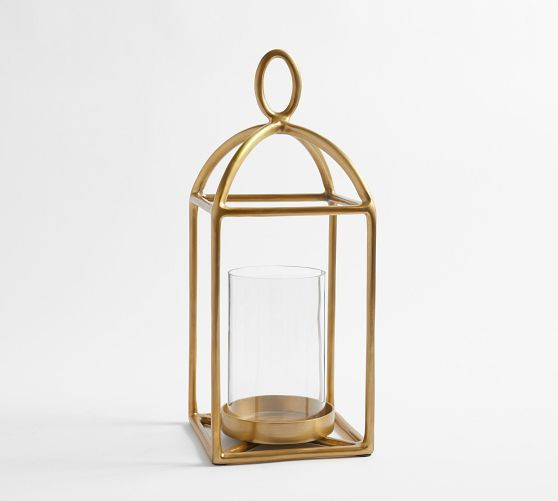 Fallon Forged-Iron Outdoor Lantern | Pottery Barn (US)