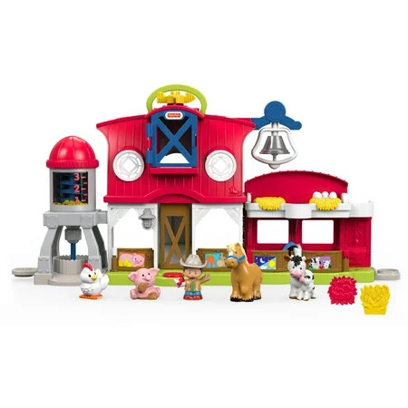 Little People Caring For Animals Farm Playset with Farmer Jed Figure - Walmart.com | Walmart (US)